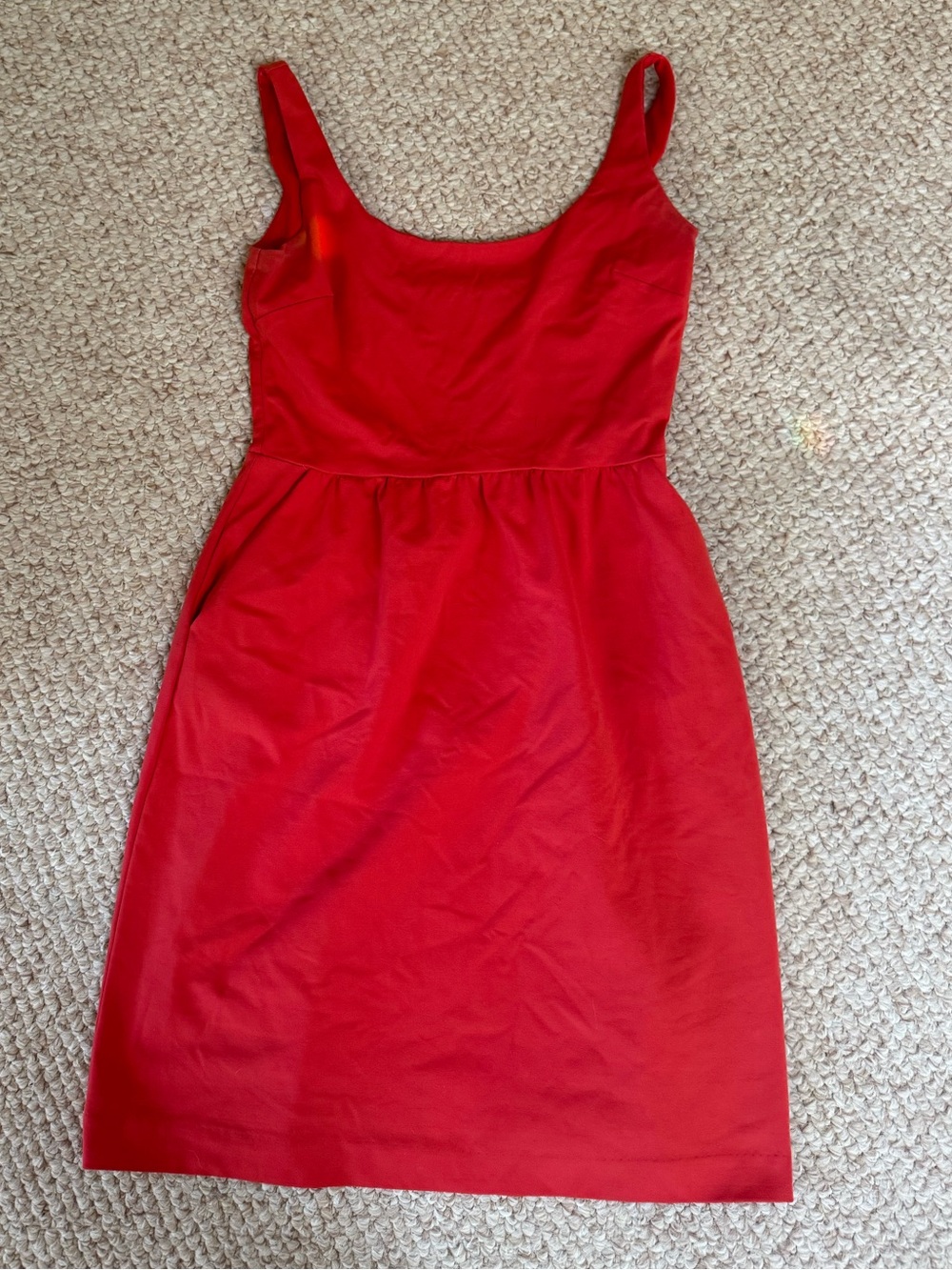 Cynthia Rowley coral Scoop-Neck Mini Dress